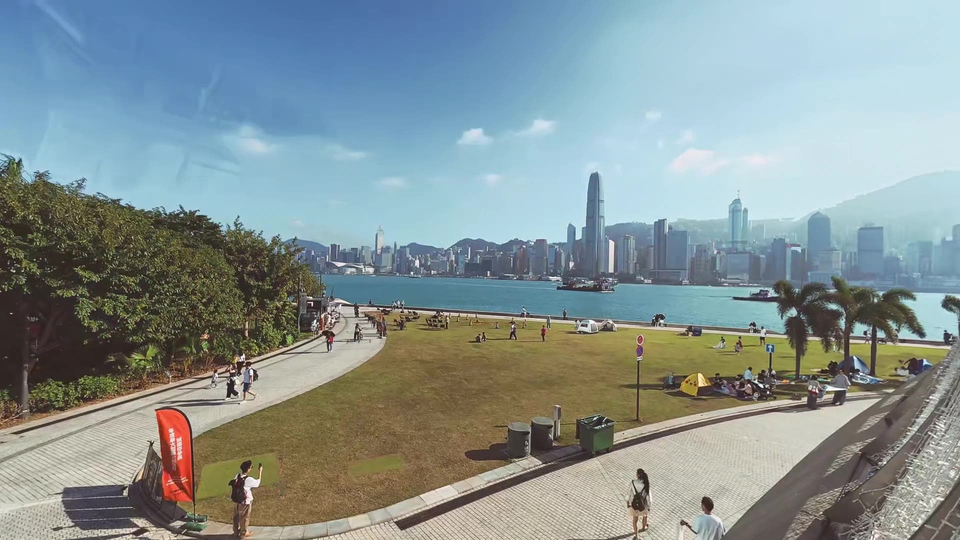 A cinematic frame from the Hong Kong short film